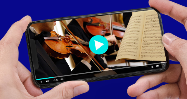 symphony on smartphone