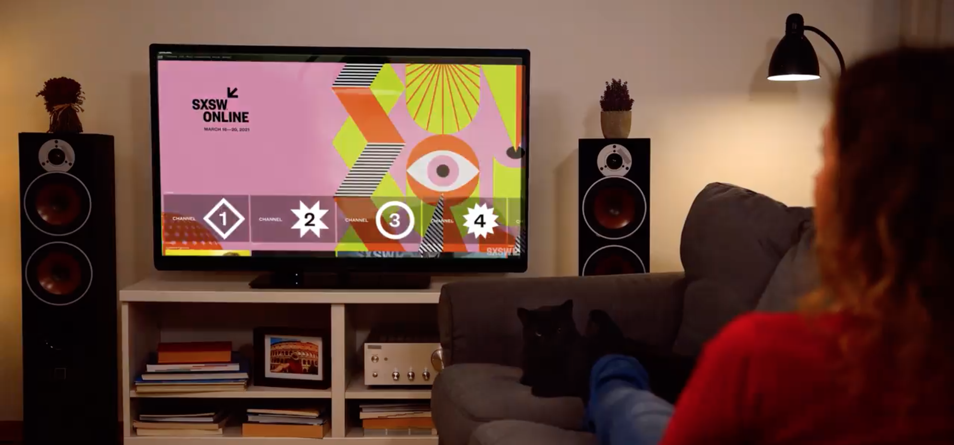 Watching SXSW on TV through video streaming