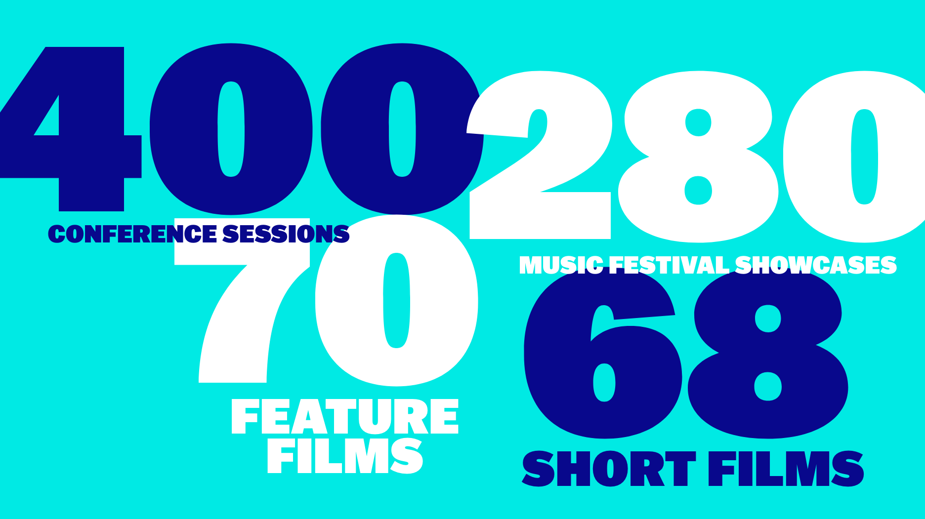 Image of SXSW stats information